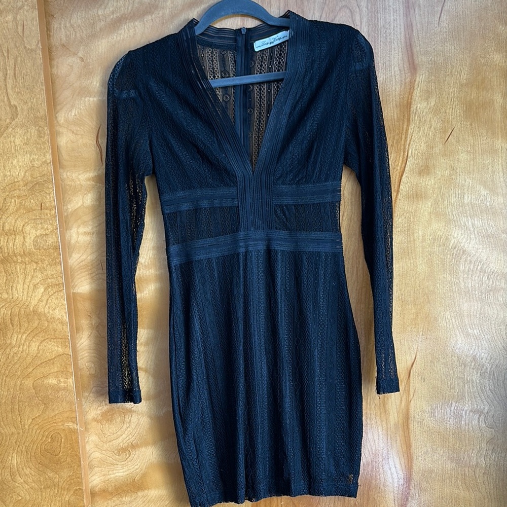 Elegant Black Lace Dress